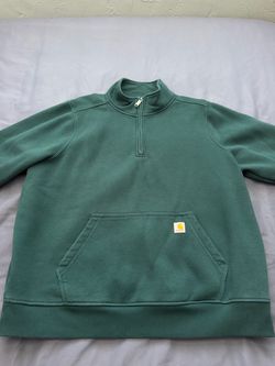 Carhartt 105295 - Women's Relaxed Fit Midweight Quarter Zip Mock Neck Sweatshirt