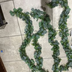Wedding Eucalyptus Garland(4) & Eucalyptus Rings
