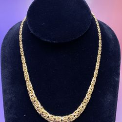 14K Byzantine Necklace 