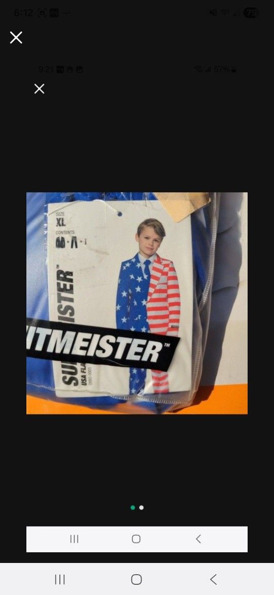 Child XL USA Flag Suit