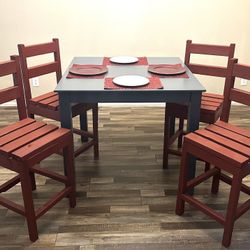 5 Piece Dining Set(High Table And Chairs)