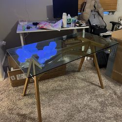 Christopher knight Glass Desk 