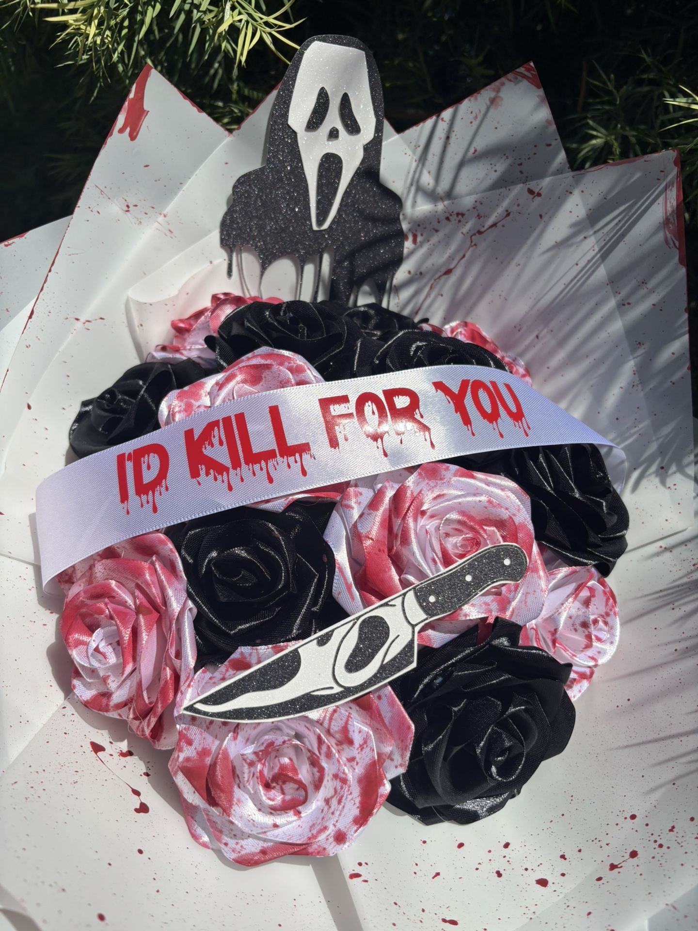 Ghost Face Spooky Bouquet
