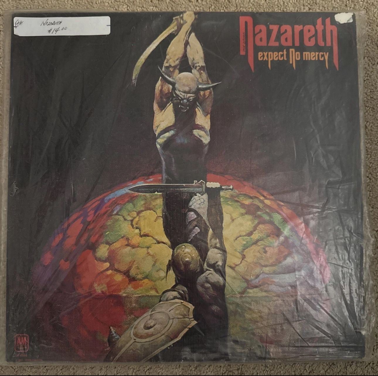 NAZARETH EXPECT NO MERCY by NAZARETH LP ALBUM VINYL A&M RECORDS V,EX C,EX