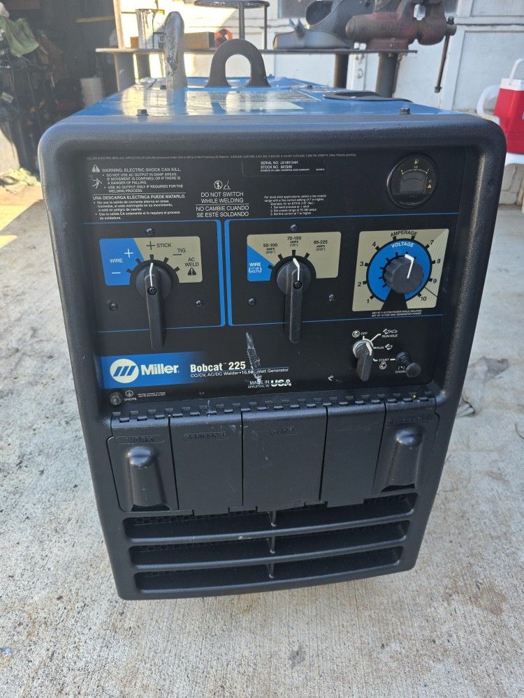 Miller Bobcat Welder 225 Gas Stick 