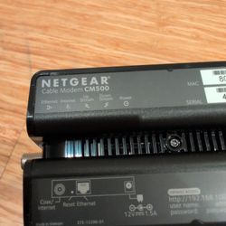 Netgear CM500 Cable Modem