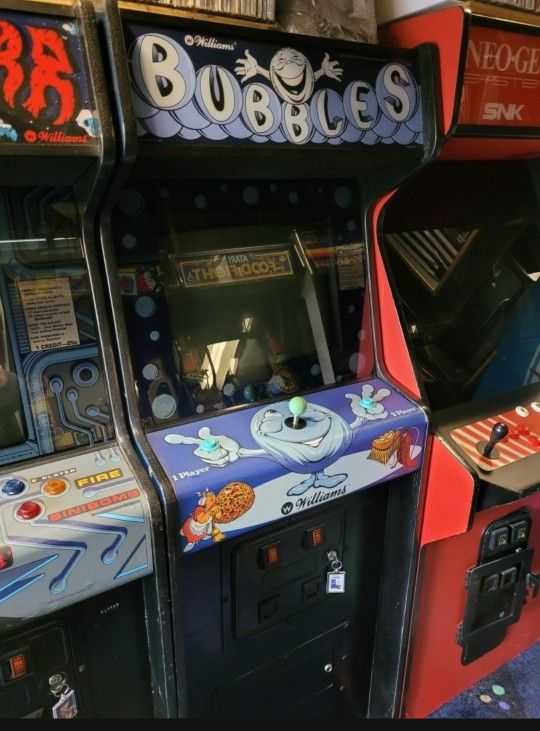 Bubbles Arcade Video Game Williams