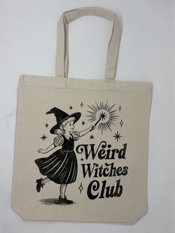 Weird Witches Club Canvas Tote Bag