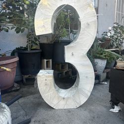 4Ft Numbers with Lights