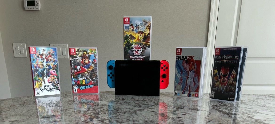 Nintendo switch and games