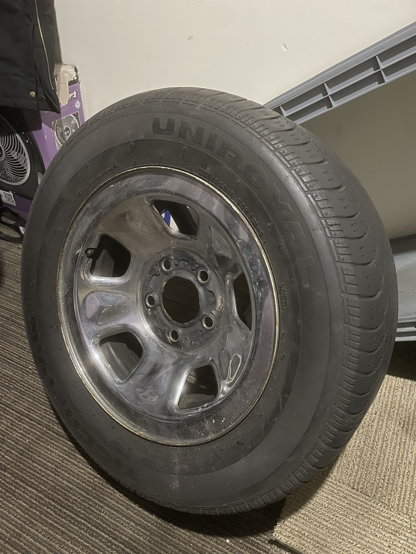 4 GMC wheels With Tires. 