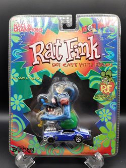 Rat Fink Dies Cast with Figure ( New / Sealed  )