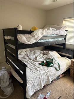 Black Bunk Beds twin over full