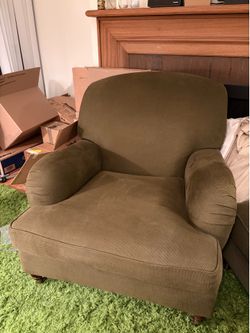 Ralph Lauren Home Club Chairs by Henredon — PAIR, Down Cushions + Custom Slipcovers