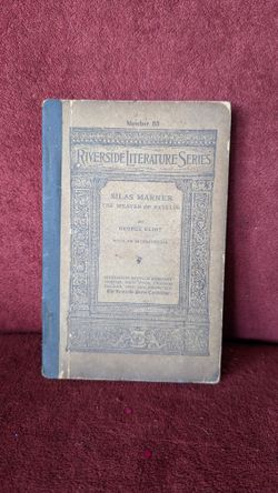 1899 Silas Marner by George Eliot Riverside Literature Series