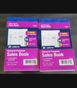 General Purpose Sales Book