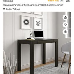Simple Wood Colored Desk 