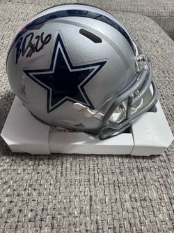 DaRon Bland Signed Autograph Dallas Cowboys Mini Helmet- JSA Coa