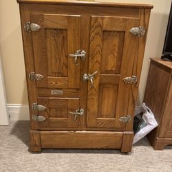 Antique Gibson One Piece Porcelain Ice Box