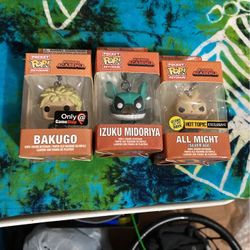 My Hero Funko Keychains 