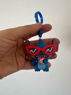 Disney stitch ice cream keychain