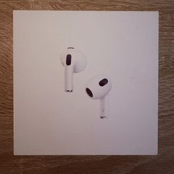 Brand New Apple Air Pods (3rd Gen) - Sealed Box