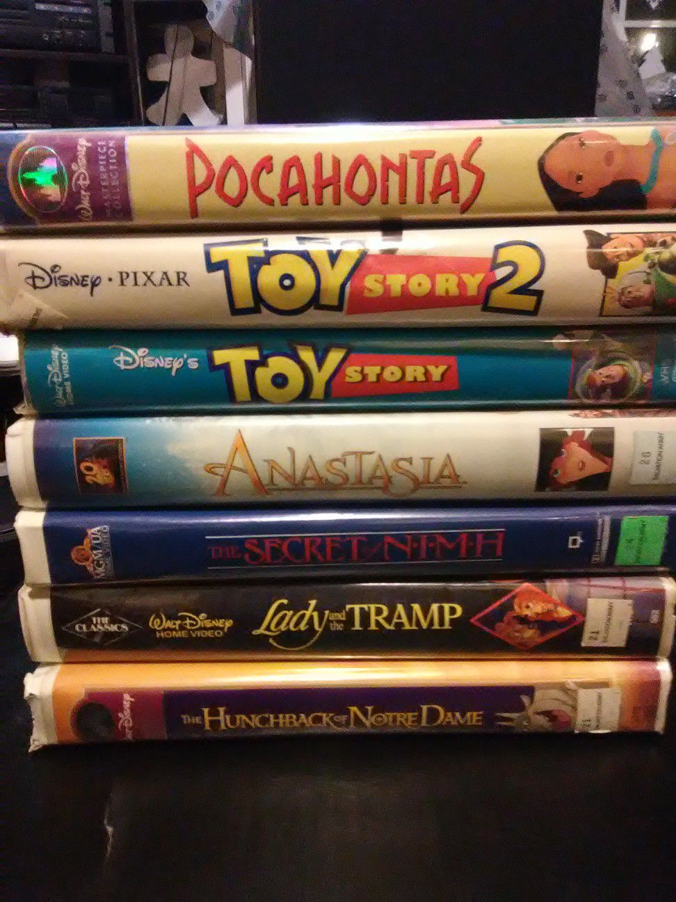 7 Disney VHS movies classics $75