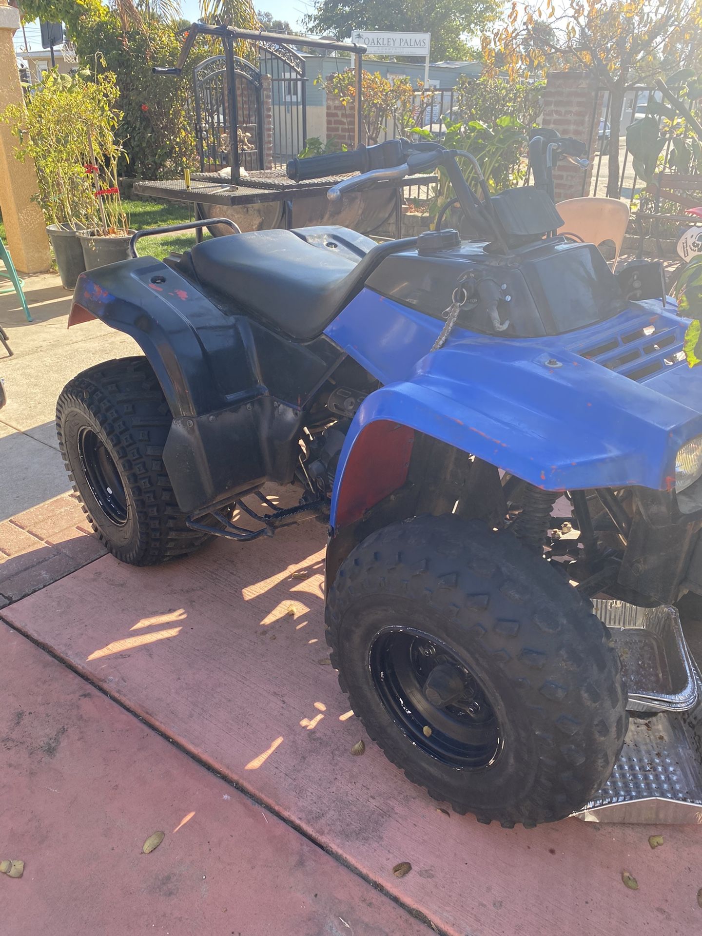 1991 Kawasaki 250 Bayou Quad And A 2000 Honda Xr70r