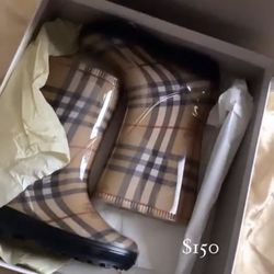  Burberry Rain Boots 