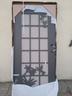 New in Box all metal security door