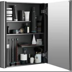New KOHLER “Maxstow” Medicine Cabinet - SOFT CLOSE, Mirrored, Dark Anodized Aluminum