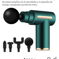 INSEA Pistola De Masage 6veloci 4 Cabezas ,como Nueva 