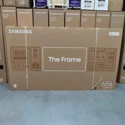 65” Samsung Smart 4k Frame Qled Hdr Tv 