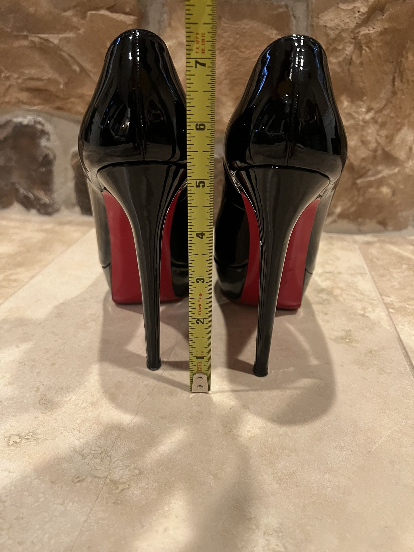 Christian Louboutin Cork Bianca 140mm Platform High Heel Pumps Size 39.5  CL-S0929P-0311 – MISLUX