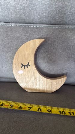 Table decor, sleeping moon