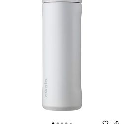 Owala FreeSip Insulated Stainless Steel Water Bottle with Straw, BPA-Free Sports Water Bottle, Great for Travel, 24 Oz, Shy Marshmallow