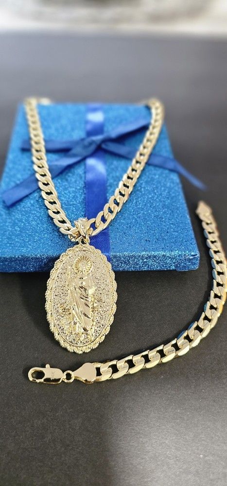 I Deliver I Ship 14k Gold Plated Chain Set