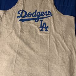 Heather Grey Dodgers Tank Top  3Xl