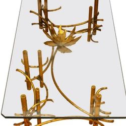MCM SILAS SEANDEL Bronze "LOTUS" Coffee Table