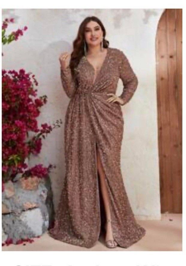 hippie embroidered dress SHEIN Zolique One Shoulder Long Sleeve Dress – TRENDYEG main image 0