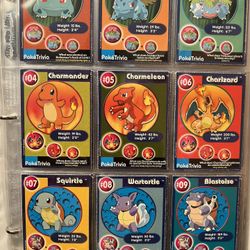Pokemon PokeTrivia Complete Set 151 - 1999 Burger King
