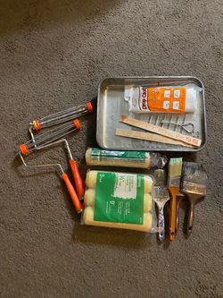 Lot of painting supplies