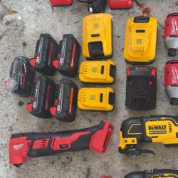 Milwaukee And DEWALT 