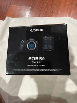 BRAND NEW CANON EOS R6 MARK III RF 24-105mm F4 L IS USM KIT
