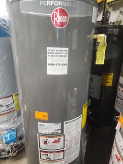 New water heater