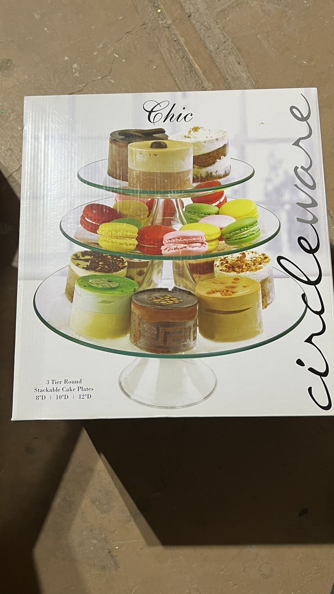 New Stackable Cake Plates