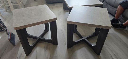BRAND NEW- 2 END TABLES