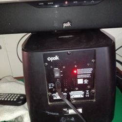 Polk Soundbar And Sub