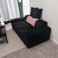 Black Love Seat Couch