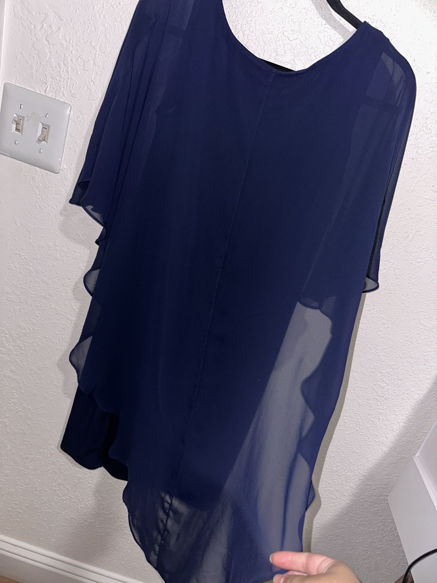 Dark Blue Dress Size L (10) 